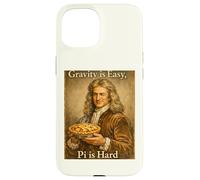 Pi Day Gravity is Easy Pi is Hard Funny Newton Science Pun Coque pour iPhone 15