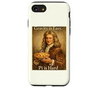 Pi Day Gravity is Easy Pi is Hard Funny Newton Science Pun Coque pour iPhone SE (2020) / 7/8