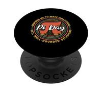 Pi Day Inspires Me to Take Well Round Decisions Math Day PopSockets PopGrip Adhésif
