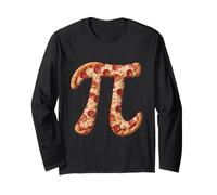Pi Day Pizza Maths Humour Design pour Les Amateurs de mathématiques et Les gourmets Manche Longue