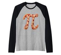 Pi Day Pizza Maths Humour Design pour Les Amateurs de mathématiques et Les gourmets Manche Raglan