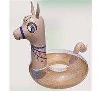 pi-fun bouee gonflable geante scintillante - lama rose G
