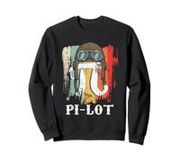 Pi-lot Pi Pun Pi Day Math Geek Pilot Lover Sweatshirt