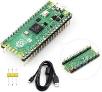 Pi-Pico-2-CC,Tiny Fast Microcontroller Board with Flexible Digital Interfaces RP2350 Chip Dual-Core & Dual-Architecture Design 4MB Flash Memory Support C/C++/MicroPython
