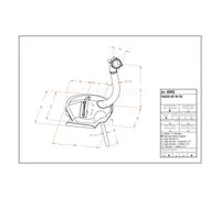 Silencieux Sito 0245 Système Complet PIAGGIO 220 APE TM 703 1997-1999