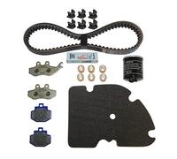 Piaggio Kit Entretien maxiscooter Origine 125 Vespa GT 2004+2006, 125 GTS 2007+2012 (avec Guides variateur) -1r000385-