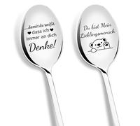 PIAKAZIQA Cadeaux pour meilleure amie, 2 cuillères à café avec gravure, cadeau pour les couples, la Saint-Valentin, un anniversaire de mariage, un anniversaire de mariage, un anniversaire de mariage