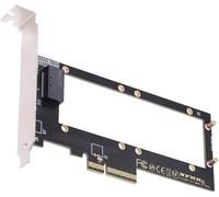PIAL-Adaptateur Hôte Pci-E 4.0 4X Vers Règle Nvme 1U Gen-Z Edsff 9,5 Mm 15 Mm 25 Mm D'Épaisseur Ssd Court E1.S Avec Dissipateur Thermique Pm9A3 Pm9D3 P5801X