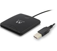 PIAL-Lecteur De Carte À Puce-Lecteur De Carte Et De Carte D'Identité-Port Usb-Compatible Pc/Sc Et Whql,Noir