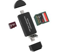 PIAL-Lecteur De Cartes Sd Micro Sd 4 En 1 Adaptateur Lightning Micro Usb Type C Usb Jack Card Reader Clé Télécharger Photos Accessoires Pour Apple Iphone 15 14 Pro Max Pour Ipad Air Tablet Compatible