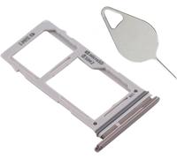 PIAL-Tiroir/Support De La Carte Double Sim Et Carte Mémoire Micro Sd De Remplacement Pour Le Samsung Galaxy S10 Sm-G973 Noir+Outil D'Extraction