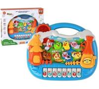 Pianinko tableau d'apprentissage apprendre l'anglais village thème animaux