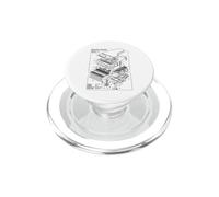 Pianiste à Queue Pianiste Musicien Schéma Technique Musique PopSockets PopGrip pour MagSafe