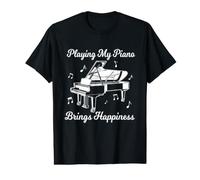Pianiste Disant Piano à Queue T-Shirt Graphique avec Valeur