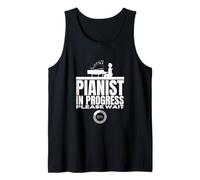 Pianiste en cours Chargement Piano Drôle Débardeur