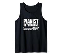 Pianiste en cours Chargement Piano Drôle Débardeur