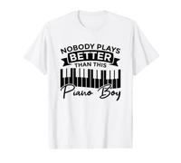 Pianiste garçon T-Shirt Graphique avec Valeur