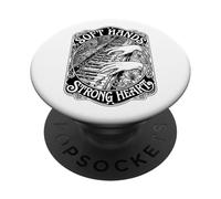 Pianiste Pianiste Soft Hands Strong Heart Musicien Vintage Music PopSockets PopGrip Adhésif