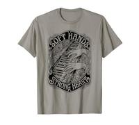 Pianiste Pianiste Soft Hands Strong Heart Musicien Vintage Music T-Shirt
