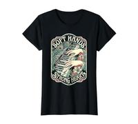 Pianiste Pianiste Soft Hands Strong Heart Musicien Vintage Music T-Shirt Graphique avec Valeur