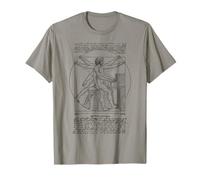 Pianiste Pianiste Vitruvian Man Leonardo Da Vinci Music T-Shirt