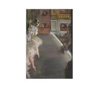 PIANK Impression sur toile « Dancers At The Old Opera House » d'Edgar Degas - Décoration murale pour chambre à coucher, bureau, chambre - Sans cadre - 30,5 x 45,7 cm