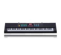 Piano à Clavier, 61 Touches, Clavier Numérique électrique, Instrument Multifonctionnel, Microphone, Accord à Plusieurs Doigts Pour la Pratique
