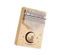 Piano à Doigts Kalimba 17 21 Tons Double Doigt Piano Fleur de pêcher Coeur Bois ou pin Multicolore(10)