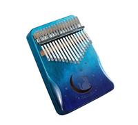 Piano à Doigts Kalimba 17 21 Tons Double Doigt Piano Fleur de pêcher Coeur Bois ou pin Multicolore(7)