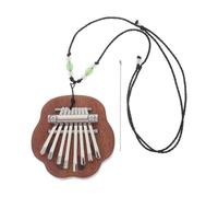 Piano à Doigts Kalimba Pentagramme 8 Tons en Bois Portable | Son Clair et Agréable, Acier Inoxydable, Format Léger, pour Débutants et Professionnels