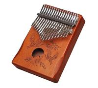 Piano à Doigts Piano à Pouce accordé Kalimba 17 Touches Multicolore(4)