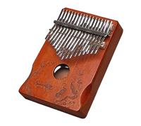 Piano à Doigts Piano à Pouce accordé Kalimba 17 Touches Multicolore(6)