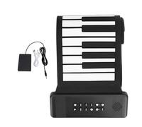Piano à main pliable 88 touches, 128 sons, USB, MIDI, portable, pour débutants