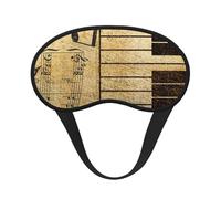 Piano à notes de musique vintage,Masques de sommeil occultants, cache-yeux couvrants, masques de sommeil anti-lumière