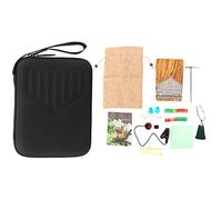 Piano à pouce 17 touches Kalimba Ambila Body B Tone, accessoires de jeu d'instruments de musique pour débutants, avec sac de rangement pour micro, chaîne Vibrato