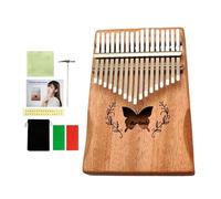 Piano à pouce - Construction en bois massif, clavier à main, table d'harmonie à résonance claire, structure compacte ergonomique | de poche pour débutants, adultes et, pratique musical