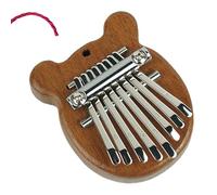 Piano à pouce de poche à 8 touches pour la pratique de la musique débutant | Corps en bois massif avec ton clair, caractéristiques de jeu compactes pour, adultes, étudiants, voyageurs