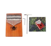 Piano à pouce de poche en bois portable 17 pianos à touches Kalimba Musical Finger Sound Instruments de pour enfant Instrument de musique pour tous les âges Instrument de relaxation