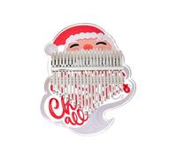 Piano à pouce Kalimba 17 touches Père Noël de Noël Instrument de musique portable Dessin animé mignon Kalimba Piano à pouce Boîte à musique pour débutants Intéressant Fête Voyage (21 tons Père Noël)