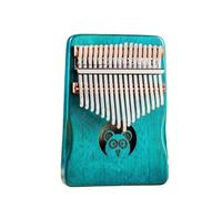 Piano À Pouce Kalimba Kalimba 21 Touches En Acajou Et Piano À Pouce 17 Portable Pour Débutants(Blue 17 key)