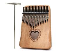 Piano À Pouce Kalimba Kalimba À 17 Touches Corps En Acajou Accessoires Pour Instrument Mbira(3)