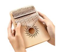 Piano À Pouce Kalimba Kalimba Portable En Érable 17 Touches 21k Ey Idéale Pour Les Débutants Et Adultes(Original 17 key)