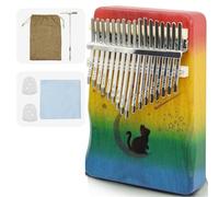 Piano À Pouce Kalimba Le Kalimba À 17 Touches Est Un Instrument De Musique En Bois Idéal Pour Les Débutants Et Amateurs(5)