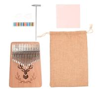 Piano À Pouce Kalimba Piano À Pouces Portable En Bois 17 Touches Adapté Aux Débutants Comme Professionnels