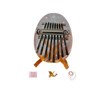 Piano à pouce portable en acrylique à 8 touches - Petit kalimba - Instrument de clavier pour débutants - Facile à utiliser - Instrument de musique pour tous les âges
