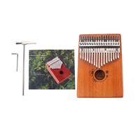 Piano à pouce portable en bois Kalimba à 17 touches, petits instruments de musique pour enfants et débutants, clavier de poche en bois, instrument de musique pour tous les âges, relaxation doigt