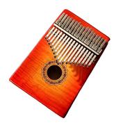 Piano à Pouces Kalimba 17 Touches placage Pouce Piano Multicolore(17 Key Gradient Red)
