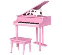 Piano à queue électronique 37 touches multifonctions avec micro haut parleur rose G