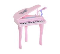 Piano à queue électronique 37 touches multifonctions avec micro haut parleur rose neuf 05PK