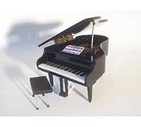 Piano à queue noir miniature